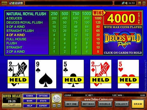 EXIT STRATEGY / REPLACEMENT starting hand Video Poker